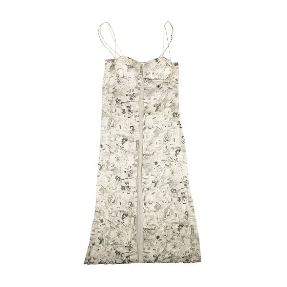 ✨ Host Pick ✨ NWOT Off-White Graphic Long Dress in White - Picture 13 of 17